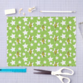 Papier Mousseline Grinch Peeking Star Pattern (Artisanat)