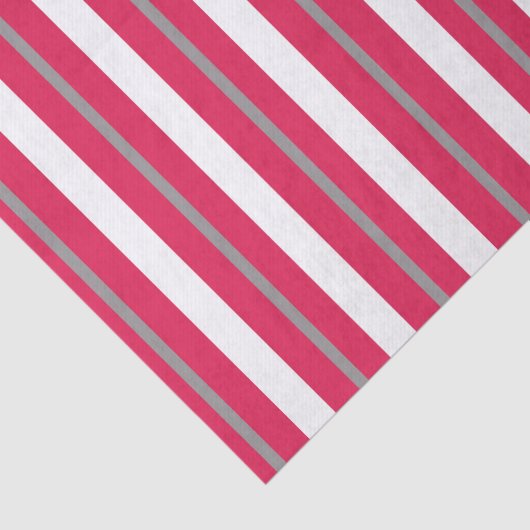 Papier Mousseline Gris blanc rouge (Détail)