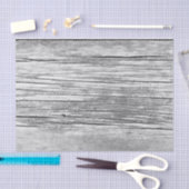 Papier Mousseline Gris de bois patiné gris (Artisanat)