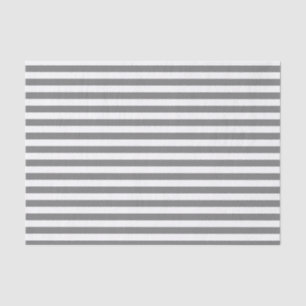 Papier Mousseline Gris de charbon et rayures blanches