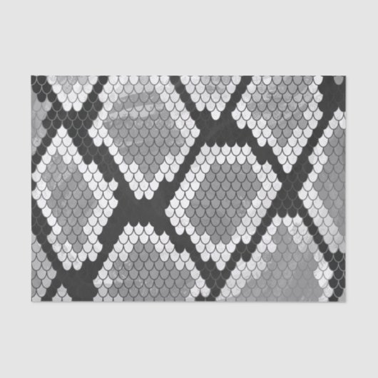 Papier Mousseline Gris de serpent et gris clair (Recto)