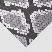 Papier Mousseline Gris de serpent et gris clair (Détail)