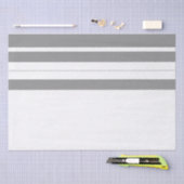 Papier Mousseline Gris et blanc (Artisanat)