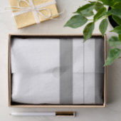 Papier Mousseline Gris et blanc (Cadeau)