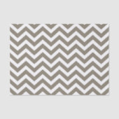 Papier Mousseline Gris et blanc épais Mariage Chevron Anniversaire V (Recto)