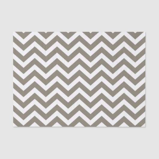 Papier Mousseline Gris et blanc épais Mariage Chevron Anniversaire V (Recto)