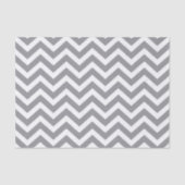 Papier Mousseline Gris et blanc épais Mariage Chevron Anniversaire V (Recto)