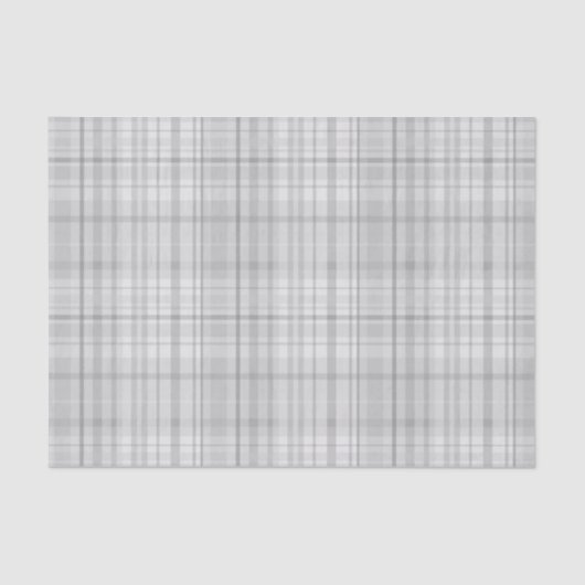 Papier Mousseline Gris et blanc Tartan Plaid Motif Imprimer (Recto)