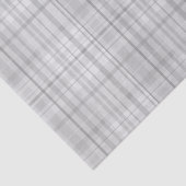 Papier Mousseline Gris et blanc Tartan Plaid Motif Imprimer (Détail)