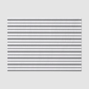 Papier Mousseline Gris et rayures blanches épais et fins au charbon