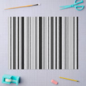 Papier Mousseline Gris, Noir, Blancs (Artisanat)