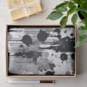 Papier Mousseline Gris Noir Et Blanc Texture Abstraite (Cadeau)