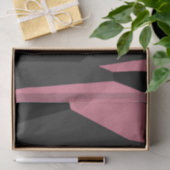Papier Mousseline Gris rose et Abstrait noir (Cadeau)