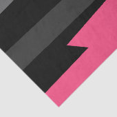 Papier Mousseline Gris rose et Abstrait noir (Détail)