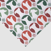 Papier Mousseline Grise italienne de Noël (Détail)