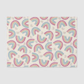 Papier Mousseline Gros arc-en-ciel confetti (Recto)