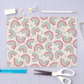 Papier Mousseline Gros arc-en-ciel confetti (Artisanat)