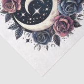 Papier Mousseline Grosse lune de croissant de goth Floral & Découpag (Détail)