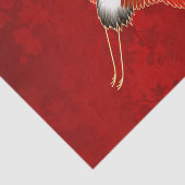 Papier Mousseline Grotte japonaise Fleur de cerisier rouge (Détail)