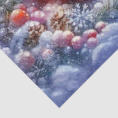 Papier Mousseline Grotte neigeuse Ours polaire Découpage de l'embarc (Détail)