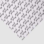 Papier Mousseline groupe de filles mignon script féministe moderne p (Détail)