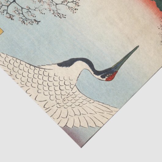 Papier Mousseline Grue d'Edo, Hiroshige (Détail)
