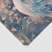 Papier Mousseline Grue élégante (Détail)