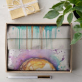 Papier Mousseline Grunge aquarelle Graffiti Skull Decoupage (Cadeau)