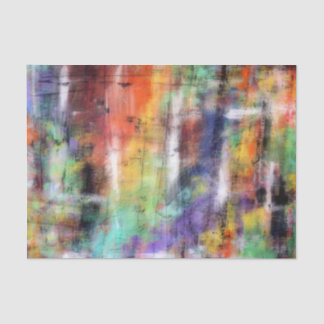 Papier Mousseline Grunge artistique