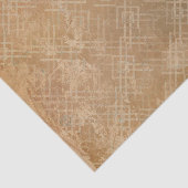 Papier Mousseline Grunge Burange Orange Retro (Détail)