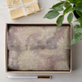 Papier Mousseline Grunge florale (Cadeau)