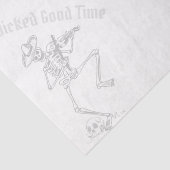 Papier Mousseline Grunge Retro Black Halloween Party (Détail)