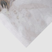 Papier Mousseline *~* Grunge Rustique Azalea Fleurs Blanc Neutre (Détail)