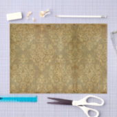 Papier Mousseline Grunge, rustique, damassé, bronze, antiquité, (Artisanat)