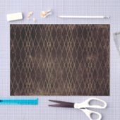 Papier Mousseline Grunge Texture Elegant Classy Chic Patiné Brown (Artisanat)