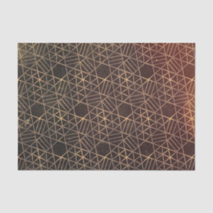 Papier Mousseline Grunge Texture Géométrie Décoratif Patiné Brown