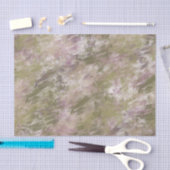 Papier Mousseline Grunge vert rose Abstrait (Artisanat)