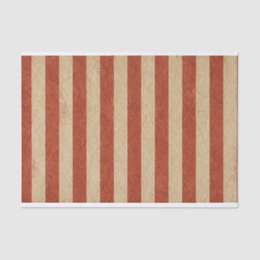 Papier Mousseline Grungy Red Stripes (Vertical) (Recto)