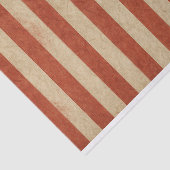 Papier Mousseline Grungy Red Stripes (Vertical) (Détail)