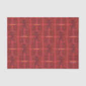 Papier Mousseline GRYFFINDOR™ Tartan Plaid Pattern (Recto)