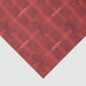Papier Mousseline GRYFFINDOR™ Tartan Plaid Pattern (Détail)