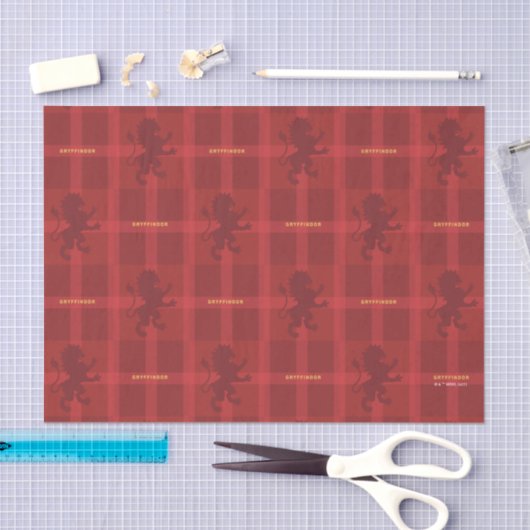 Papier Mousseline GRYFFINDOR™ Tartan Plaid Pattern (Artisanat)
