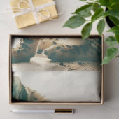 Papier Mousseline Guépard Sur Exposition Couché de Soleil Art Numéri (Cadeau)