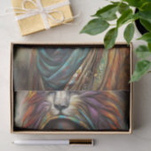 Papier Mousseline Guerrier Lion Esprit Découpage (Cadeau)
