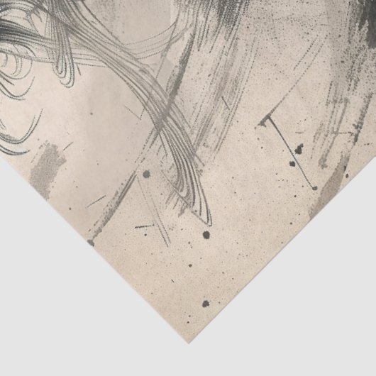 Papier Mousseline Guerrier samouraï (Détail)