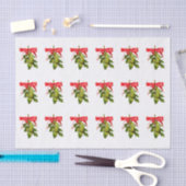 Papier Mousseline Gui de Joyeux Noël (Artisanat)