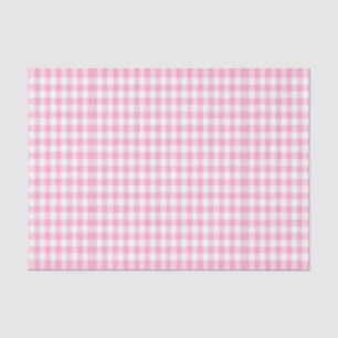 Papier Mousseline guingan rose mignon, girly