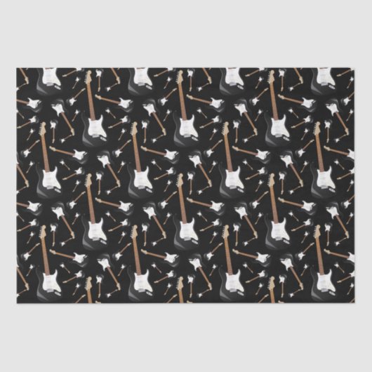 Papier Mousseline Guitare électrique (Recto)