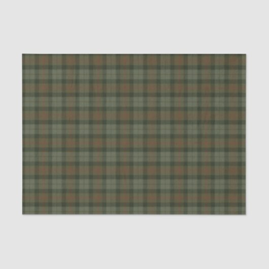 Papier Mousseline Gunn Patiné Original Scottish Tartan (Recto)