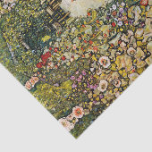 Papier Mousseline Gustav Klimt - Chemin du jardin avec poulets (Détail)